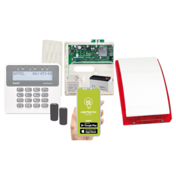 ZESTAW SATEL PERFECTA 32-WRL LTE SET-A + 7Ah + AWT150 + PRF-LCD-WRL + SP-4001 R